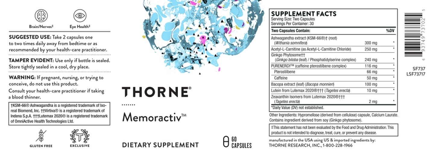 Thorne, Memoractiv label