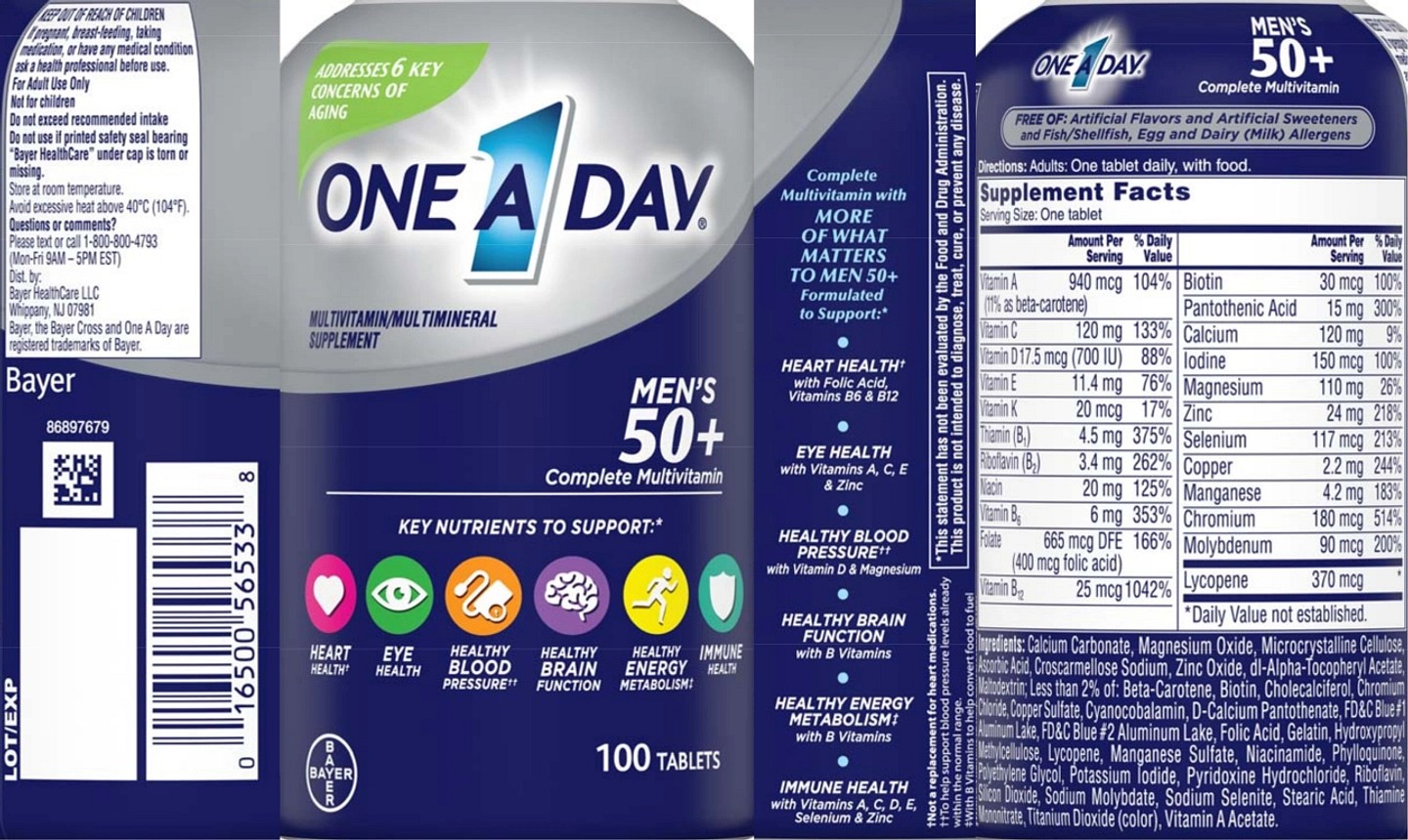 One-A-Day, Men's 50+ label