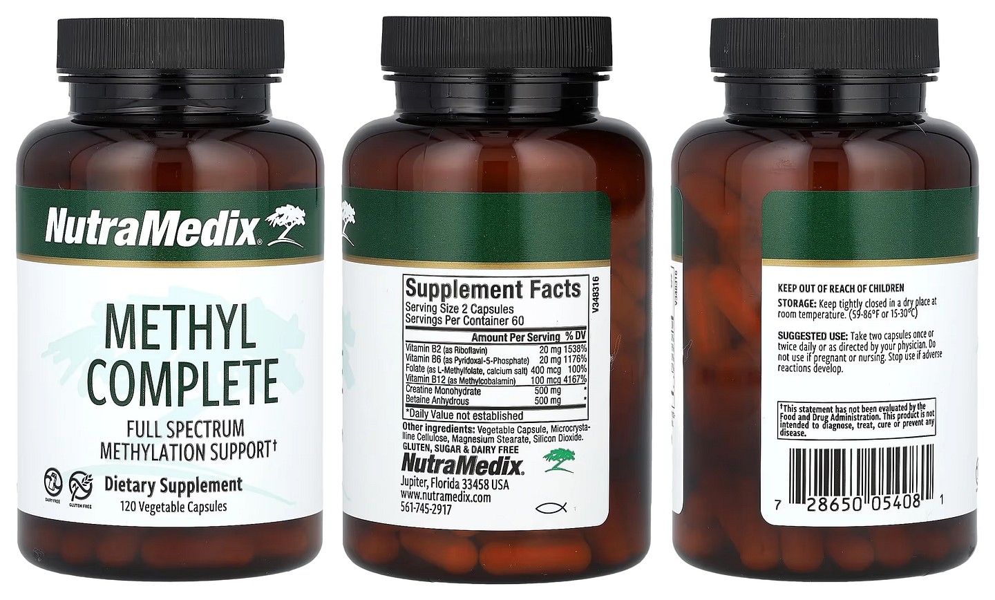 NutraMedix, Methyl Complete packaging