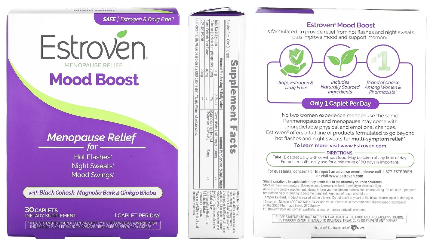 Estroven, Mood Boost packaging