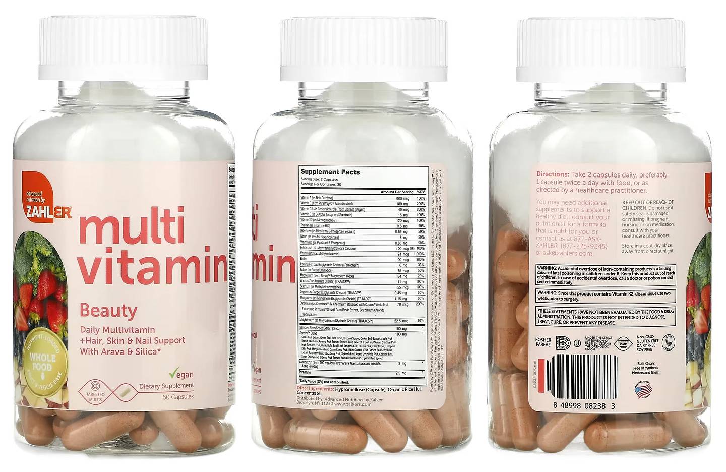 Zahler, Multivitamin Beauty packaging