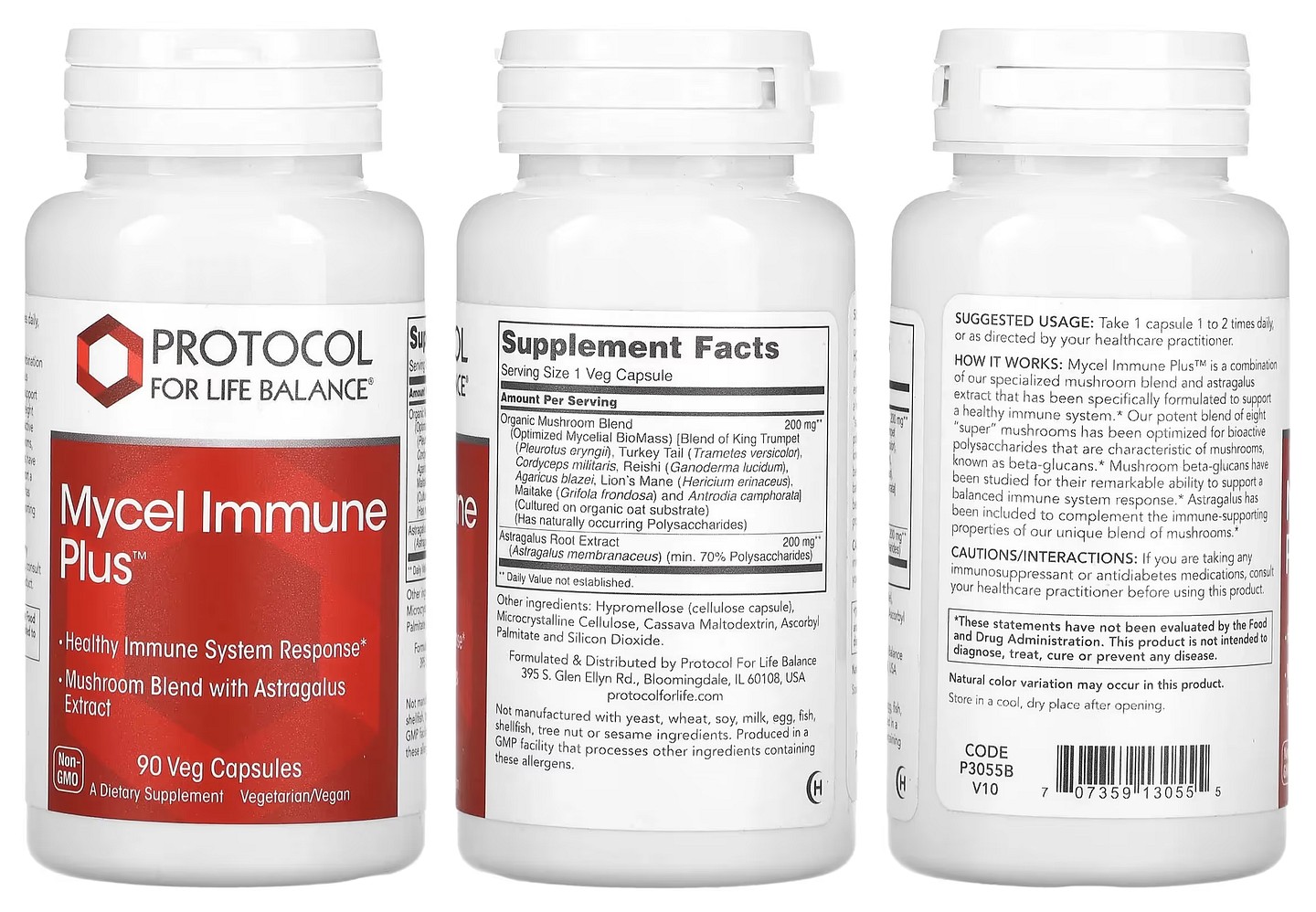 Protocol for Life Balance, Mycel Immune Plus packaging
