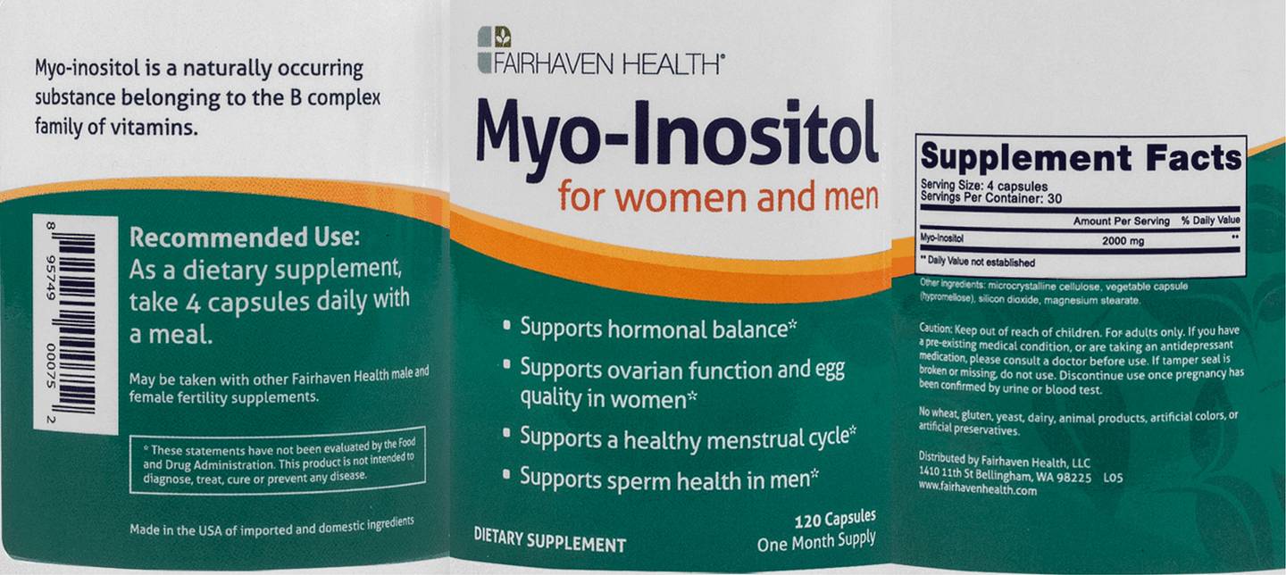 Fairhaven Health, Myo-Inositol label