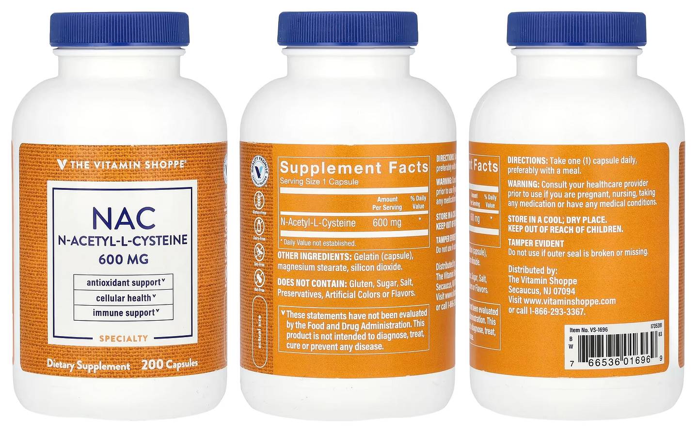 The Vitamin Shoppe, NAC packaging