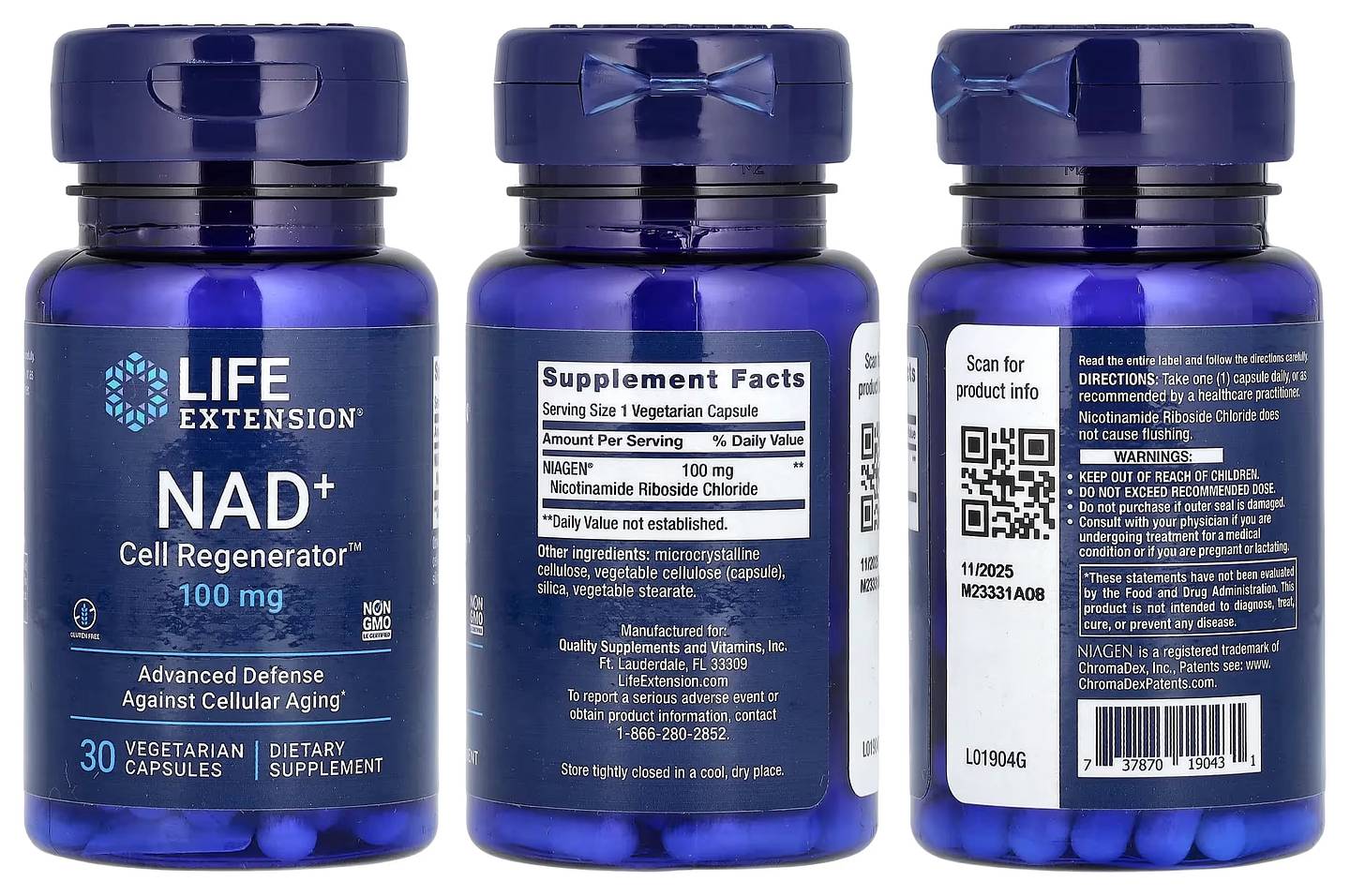 Life Extension, NAD+ Cell Regenerator packaging