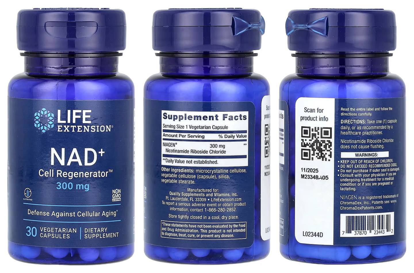 Life Extension, NAD+  Cell Regenerator packaging