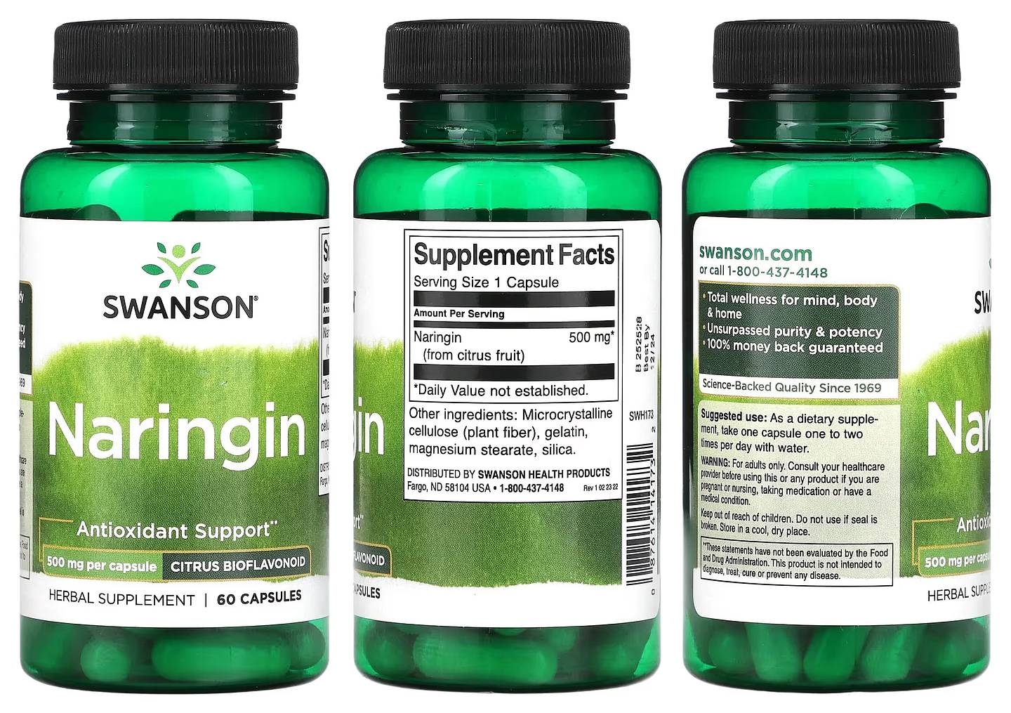 Swanson, Naringin packaging