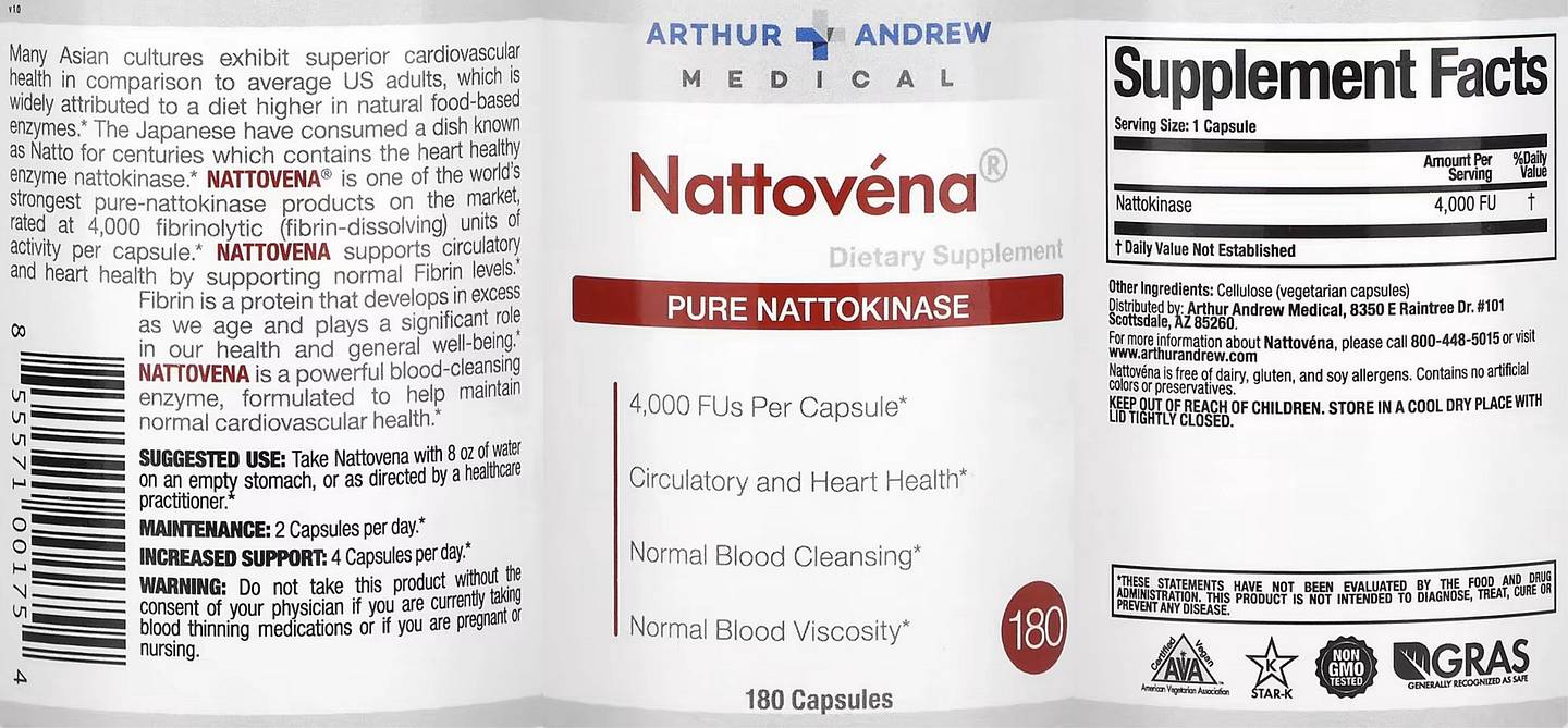 Arthur Andrew Medical, Nattovena label