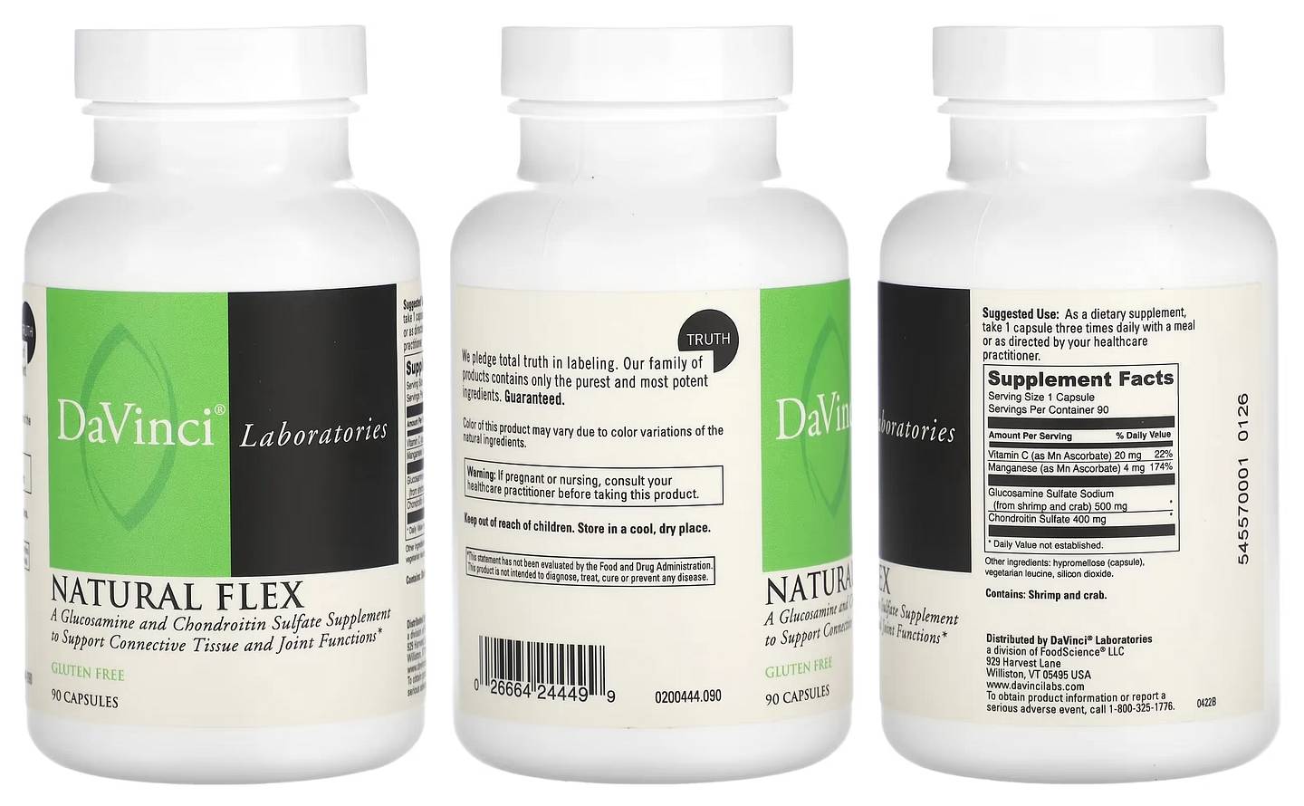 DaVinci Laboratories of Vermont, Natural Flex packaging