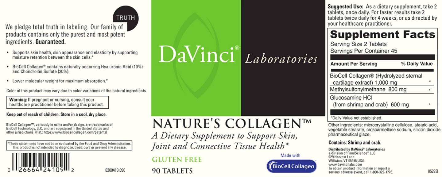 DaVinci Laboratories of Vermont, Nature's Collagen label