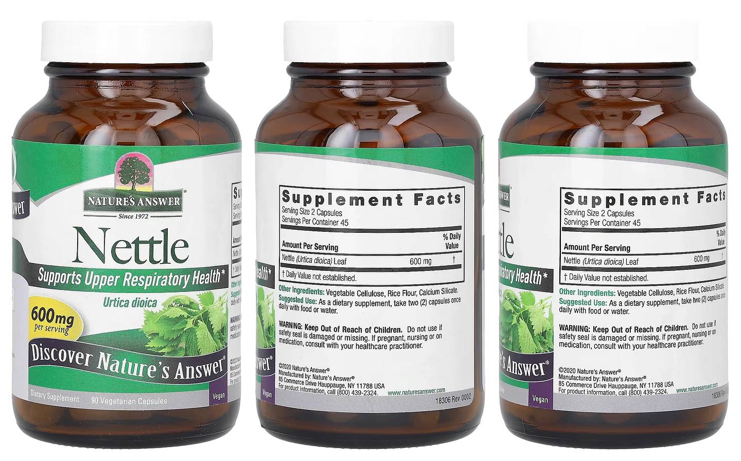 Nature's Answer, Nettle packaging