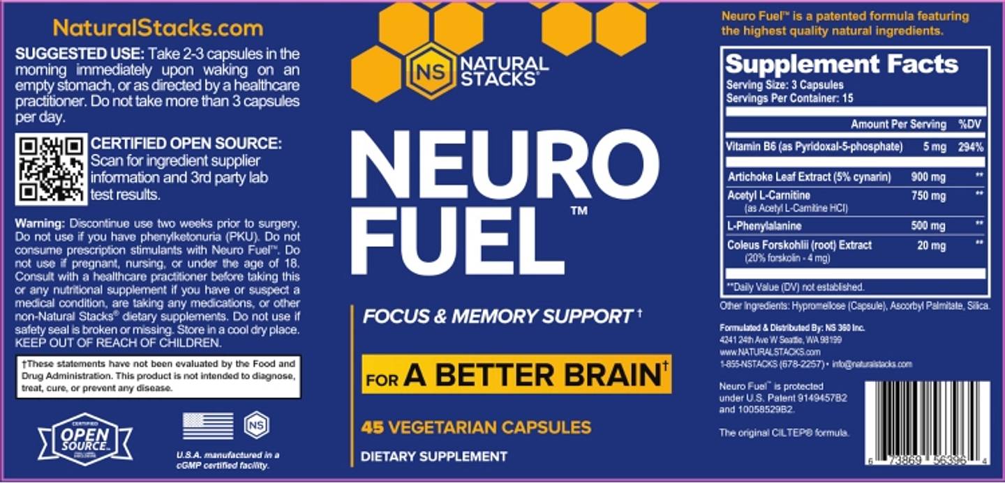 Natural Stacks, Neuro Fuel label