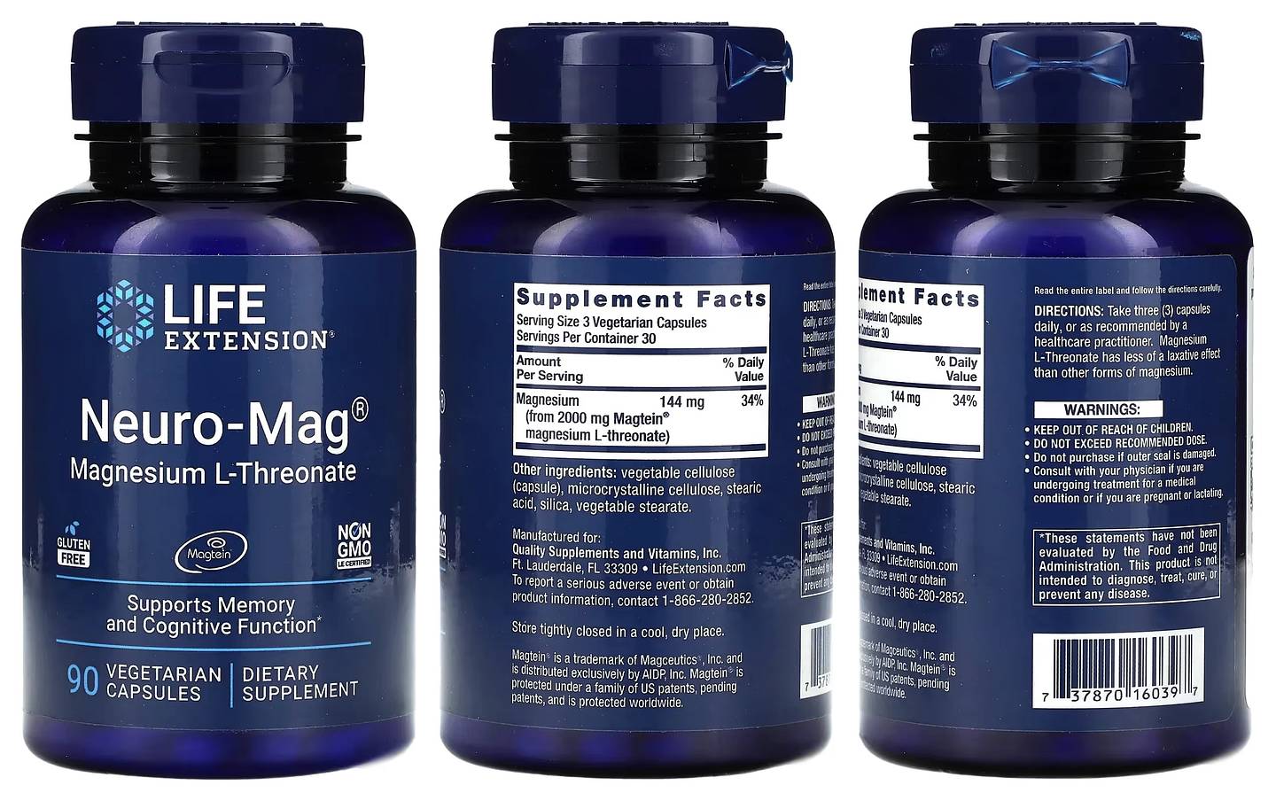 Life Extension, Neuro-Mag packaging