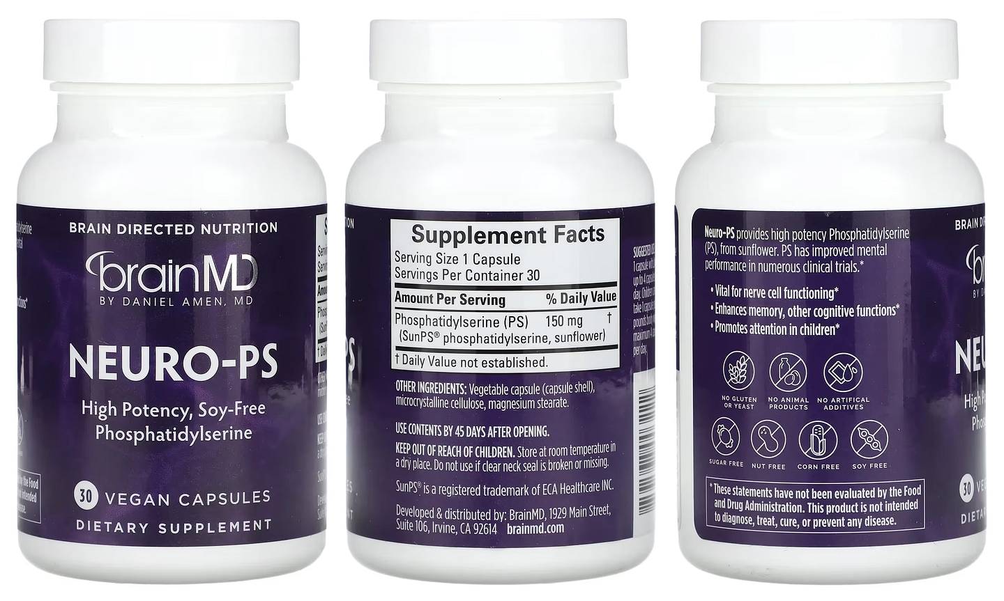 BrainMD, Neuro-PS packaging