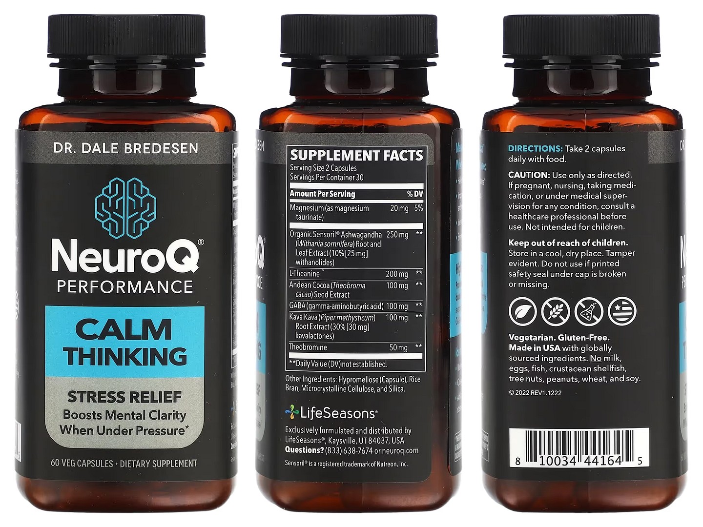 LifeSeasons, NeuroQ Performance packaging