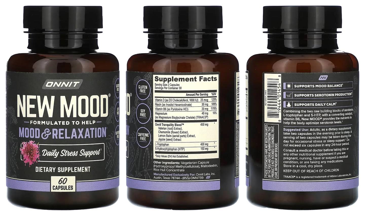 Onnit, New Mood packaging