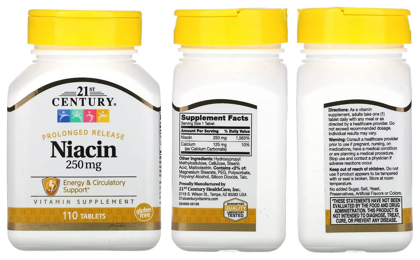 21st Century, Niacin packaging