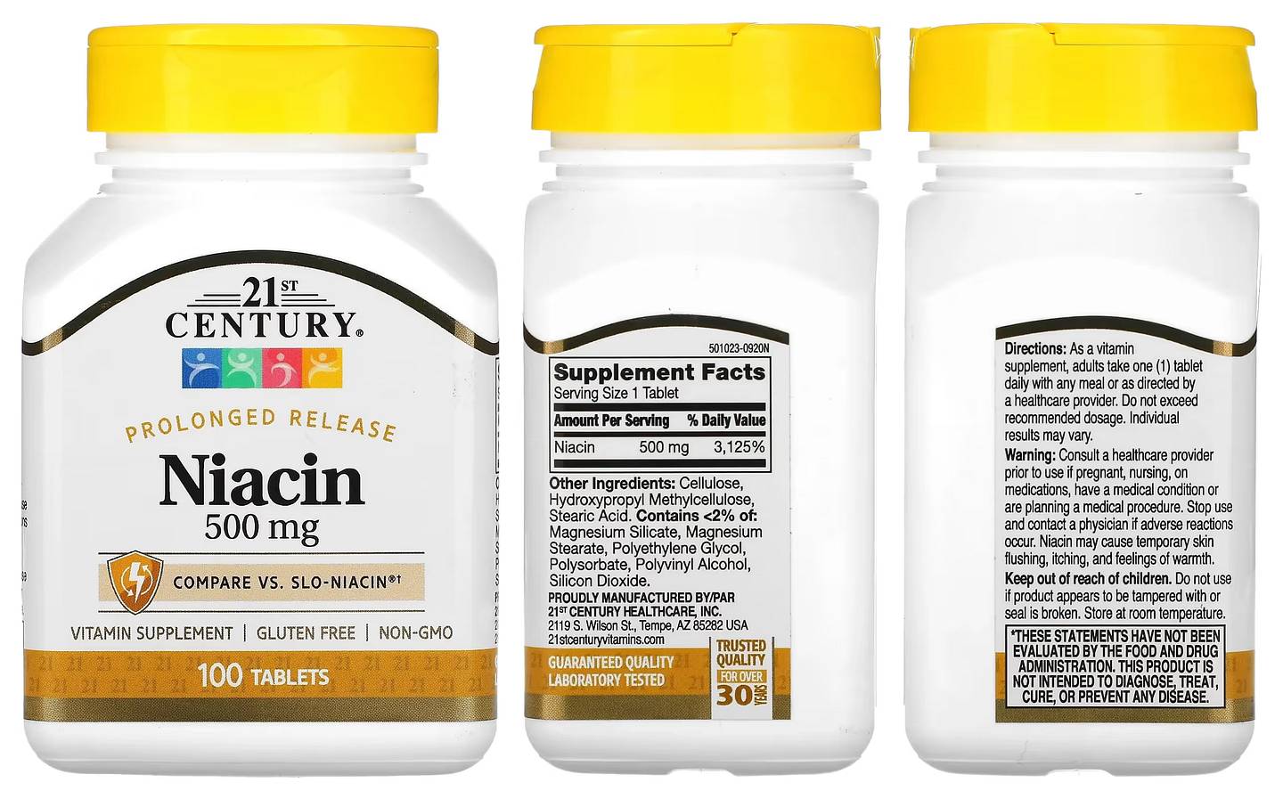 21st Century, Niacin packaging