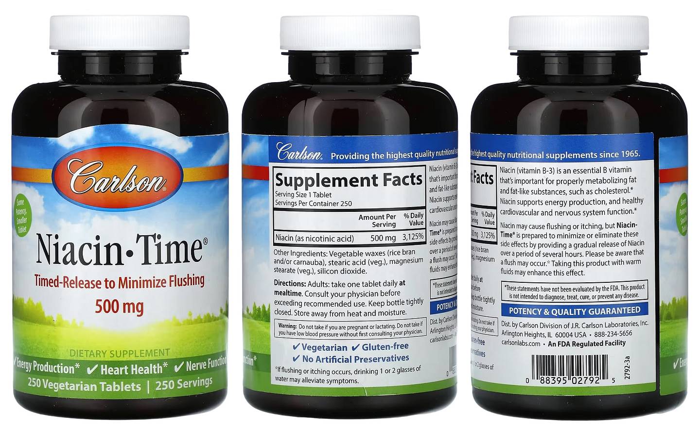 Carlson, Niacin-Time packaging