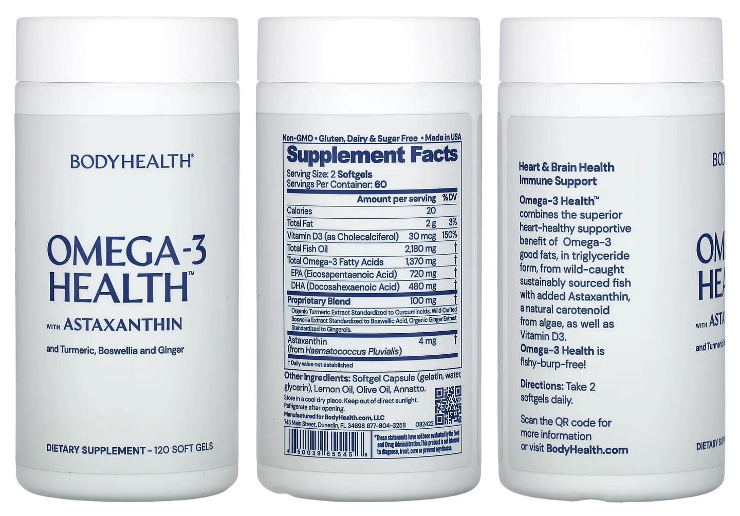 BodyHealth, Omega-3 Health packaging