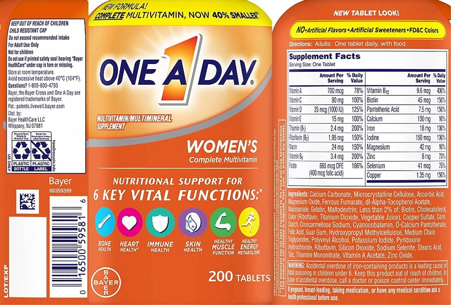 One-A-Day, One A Day label