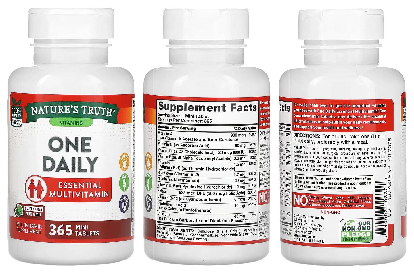 Nature's Truth, One Daily Essential Multivitamin packaging