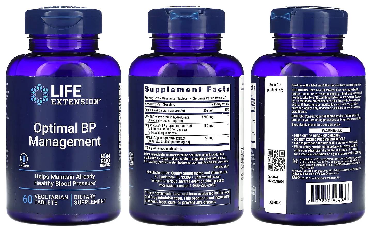 Life Extension, Optimal BP Management packaging