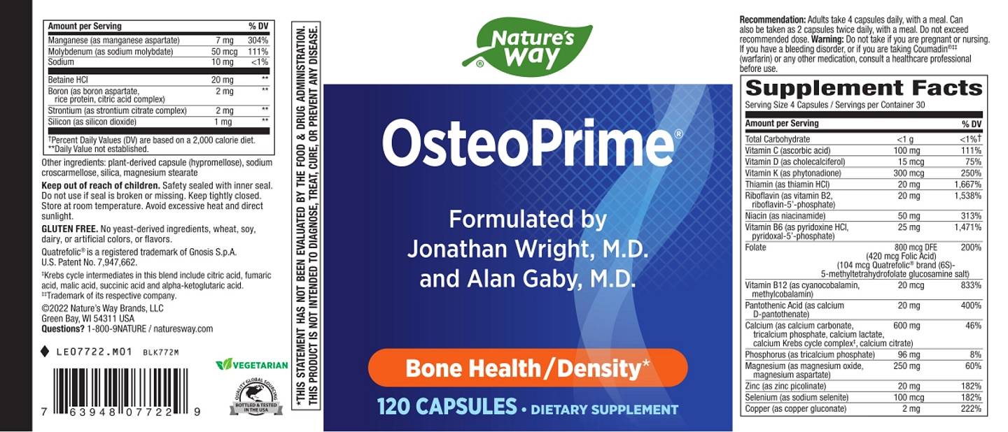 Nature's Way, OsteoPrime label