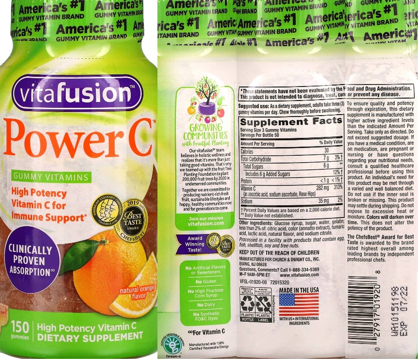 VitaFusion, Power C label