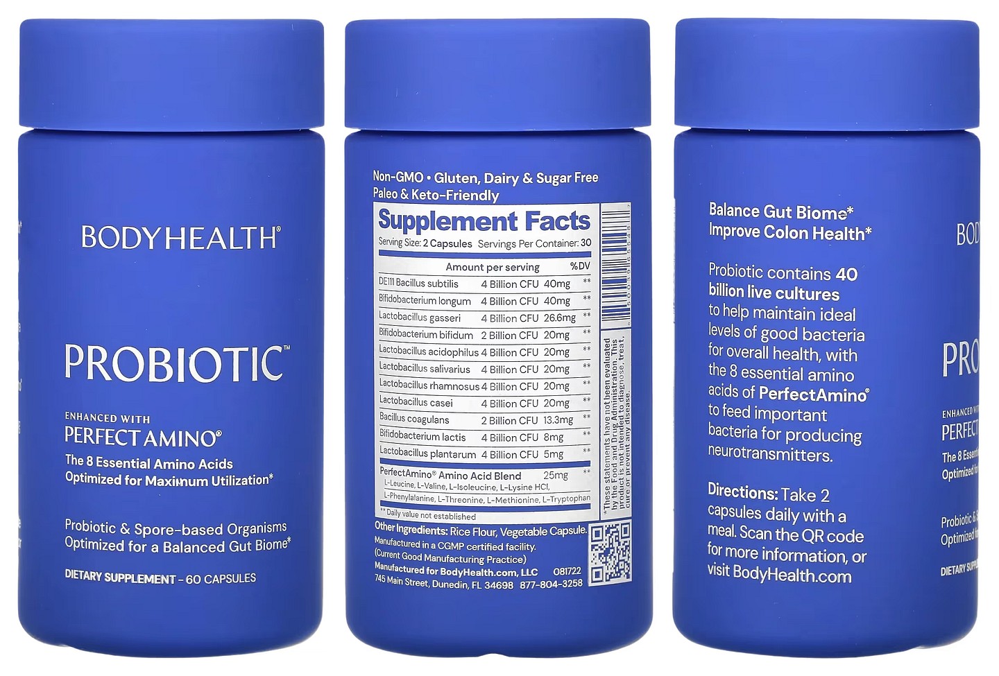 BodyHealth, Probiotic packaging