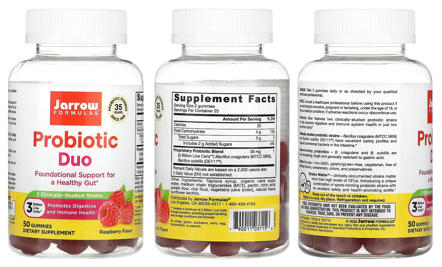 Jarrow Formulas, Probiotic Duo packaging