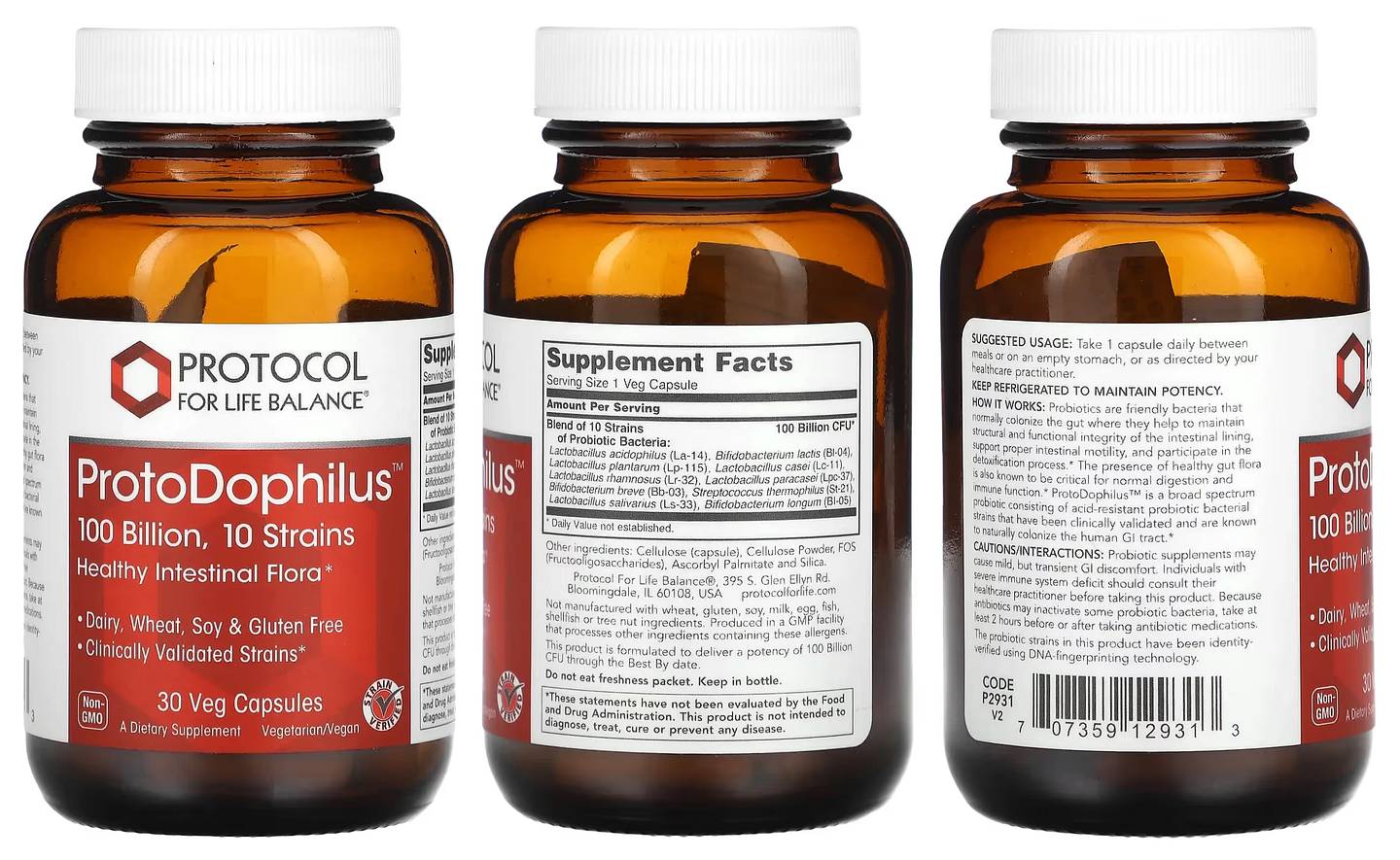 Protocol for Life Balance, ProtoDophilus packaging
