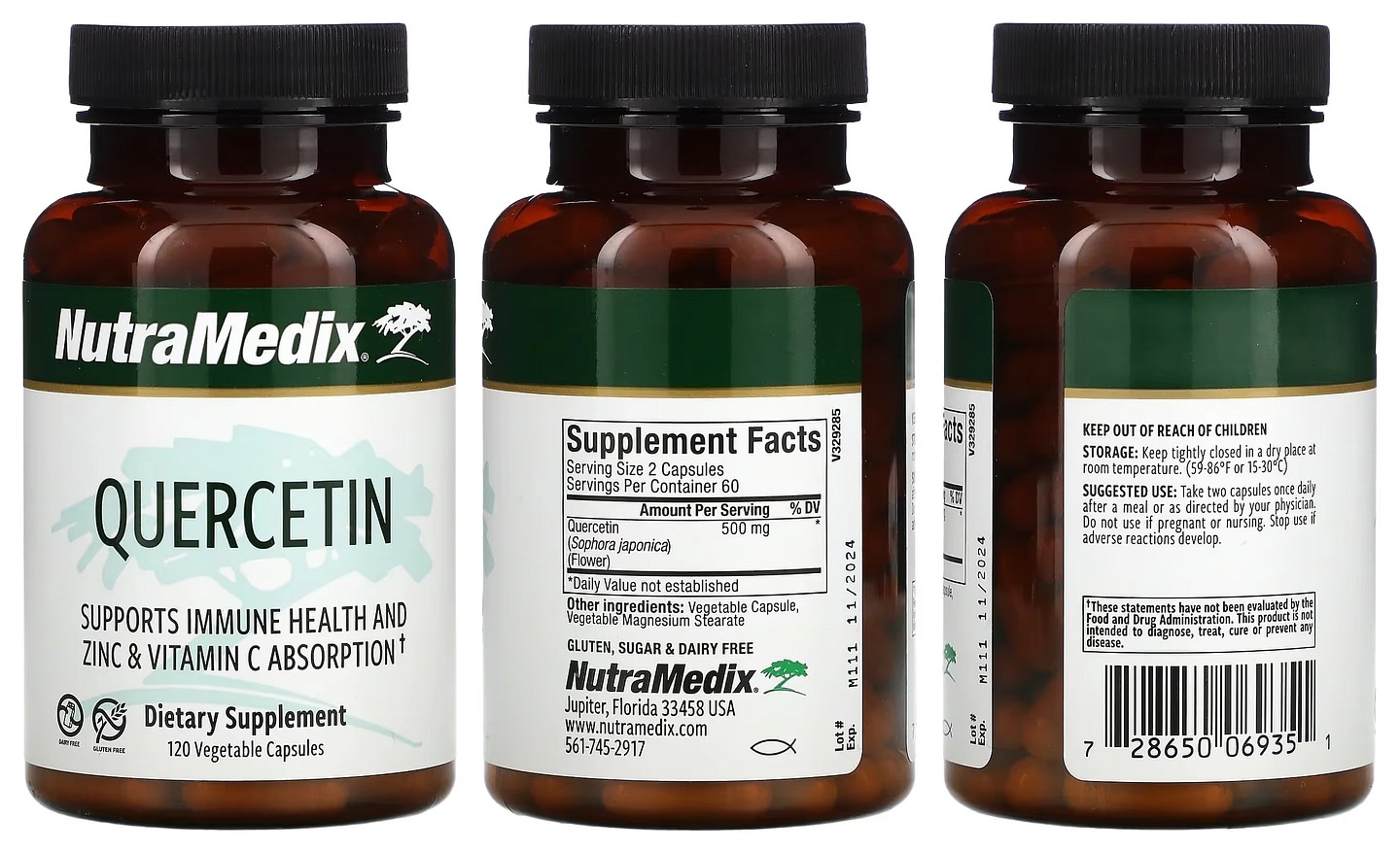 NutraMedix, Quercetin packaging