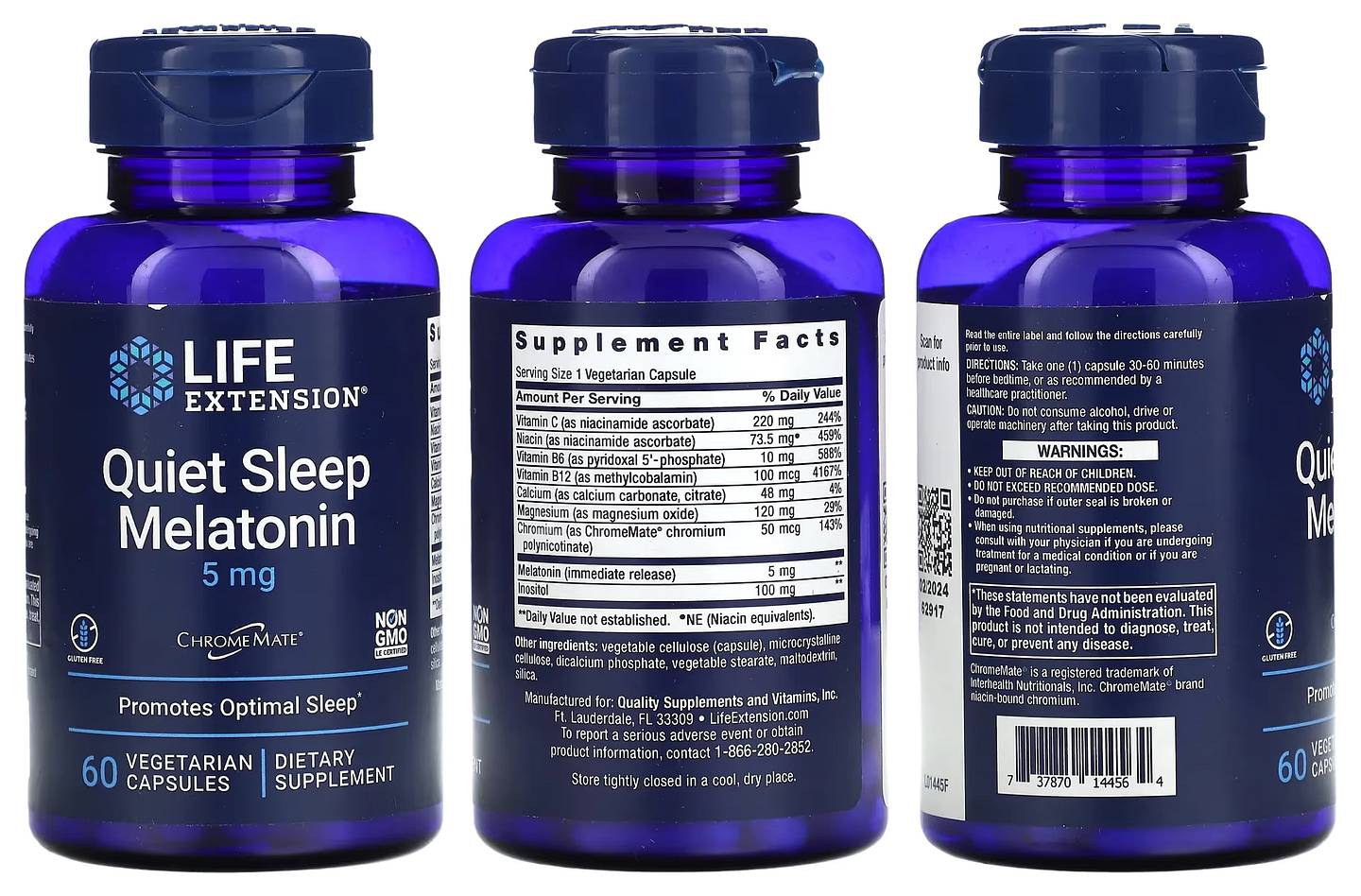 Life Extension, Quiet Sleep packaging