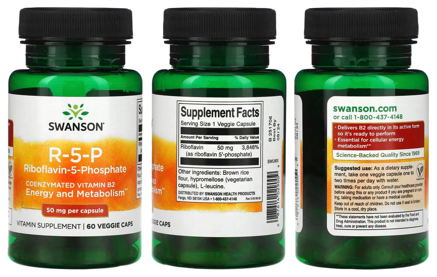 Swanson, R-5-P packaging