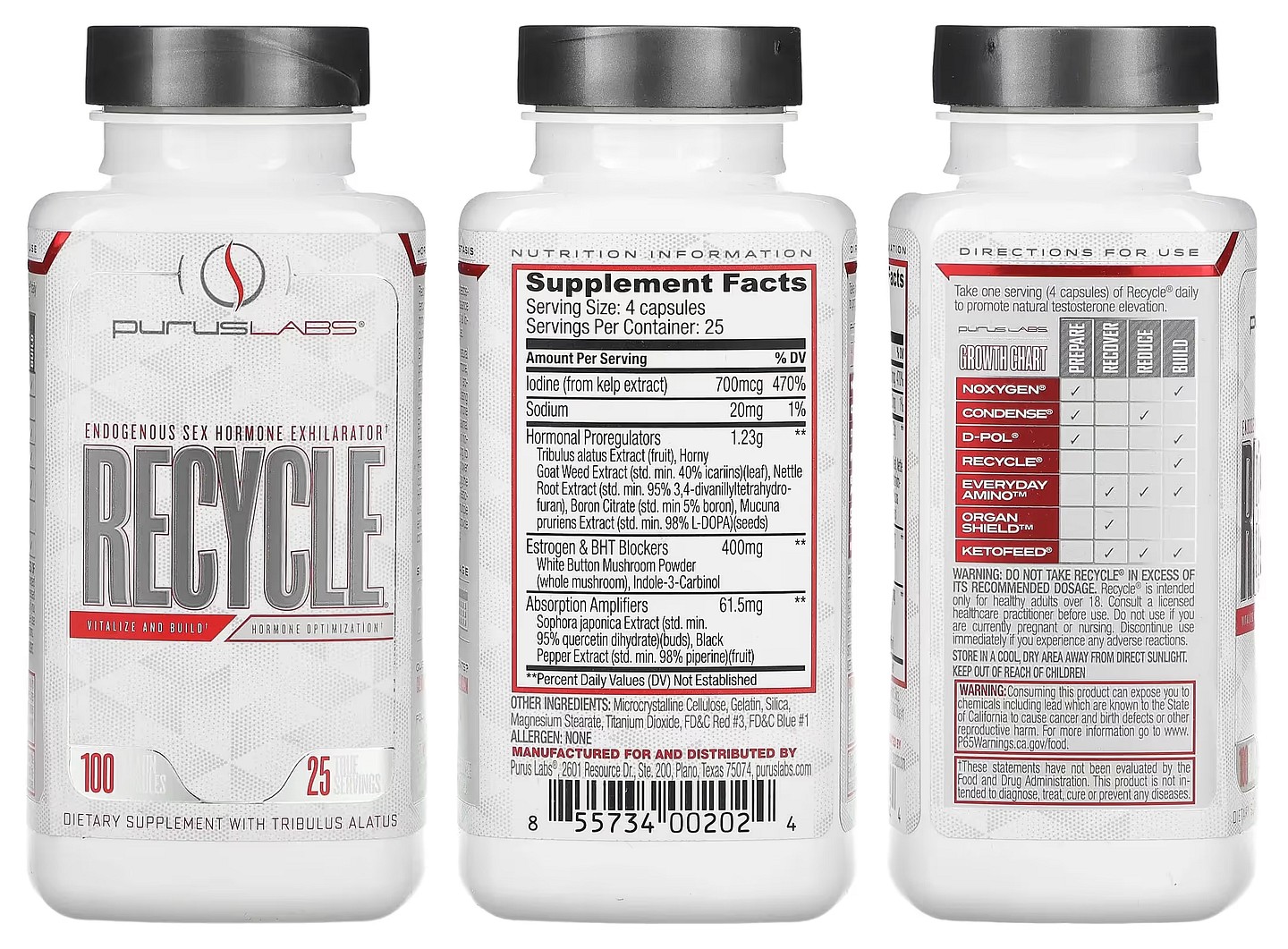 Purus Labs, Recycle packaging