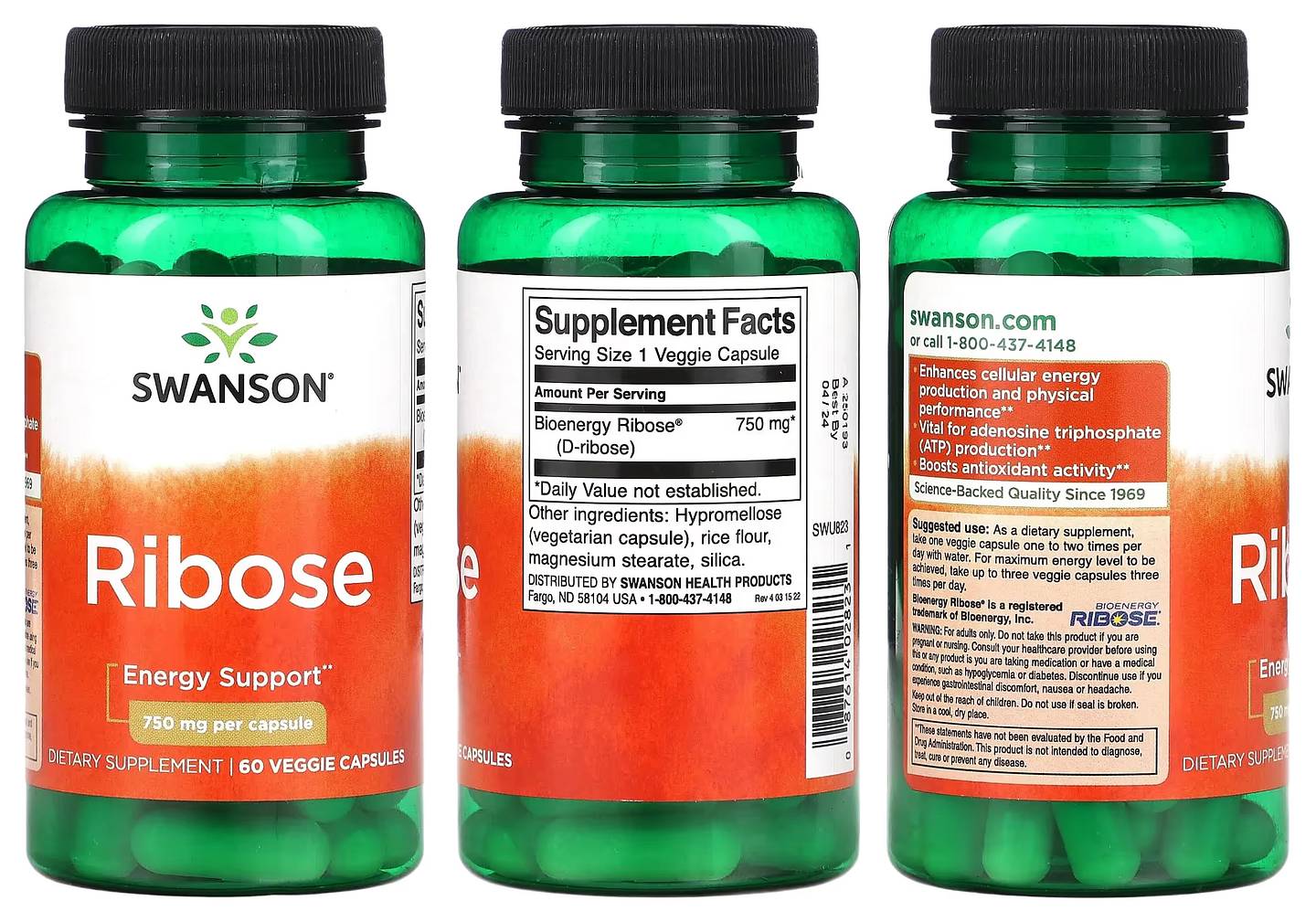 Swanson, Ribose packaging