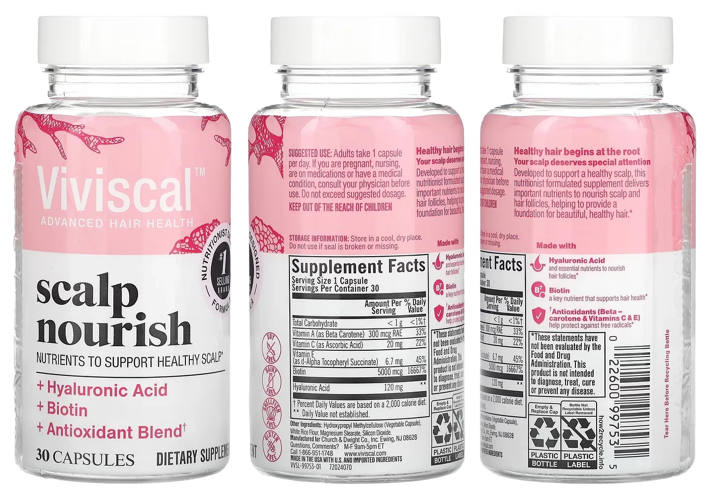 Viviscal, Scalp Nourish packaging