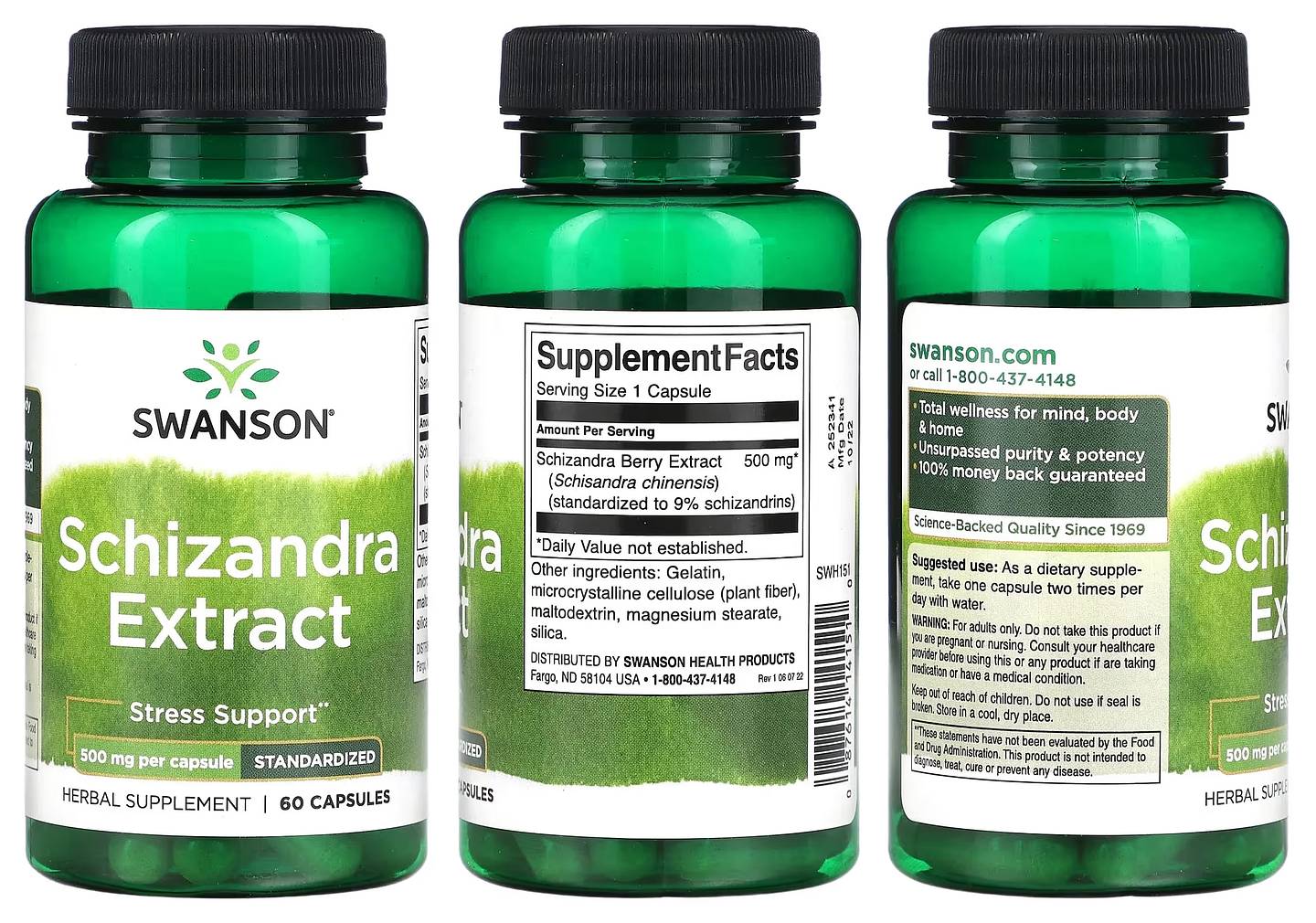 Swanson, Schizandra Extract packaging