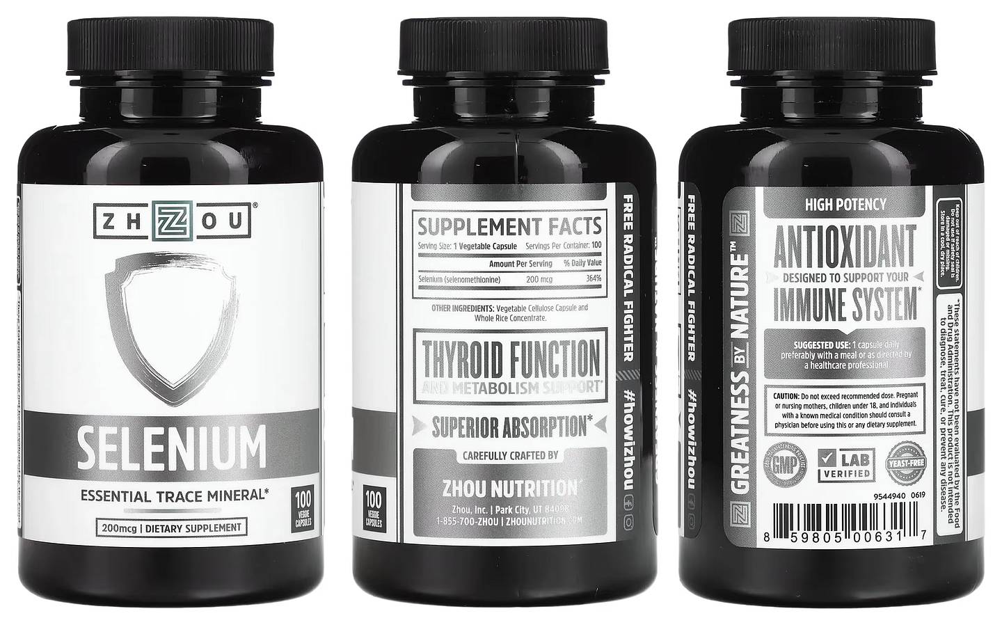 Zhou Nutrition, Selenium packaging