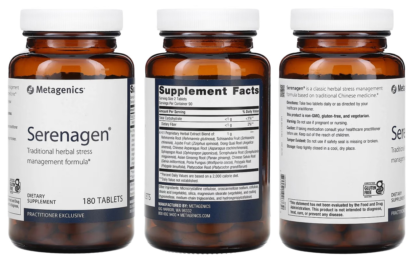 Metagenics, Serenagen packaging