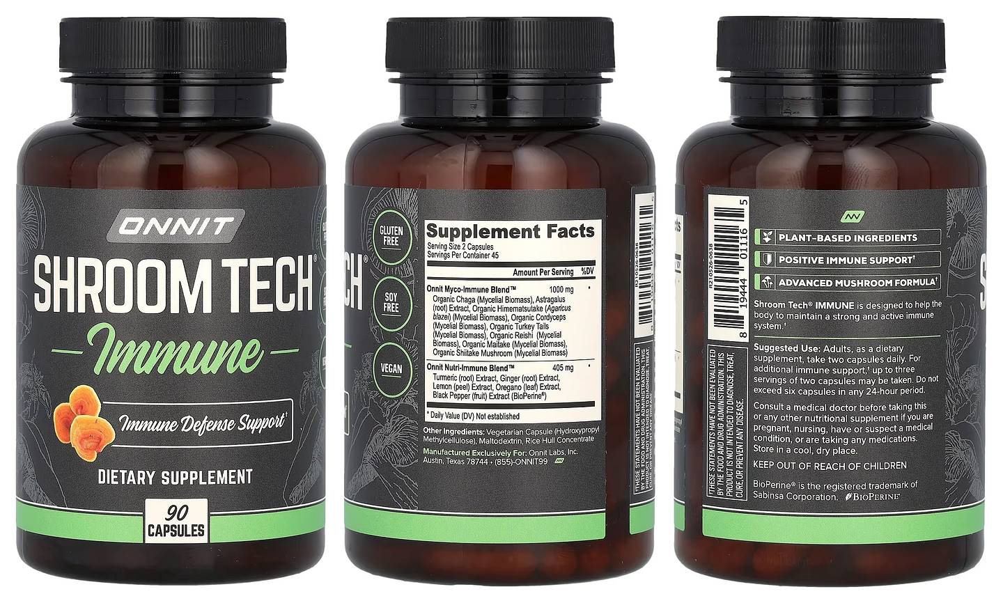 Onnit, Shroom Tech packaging