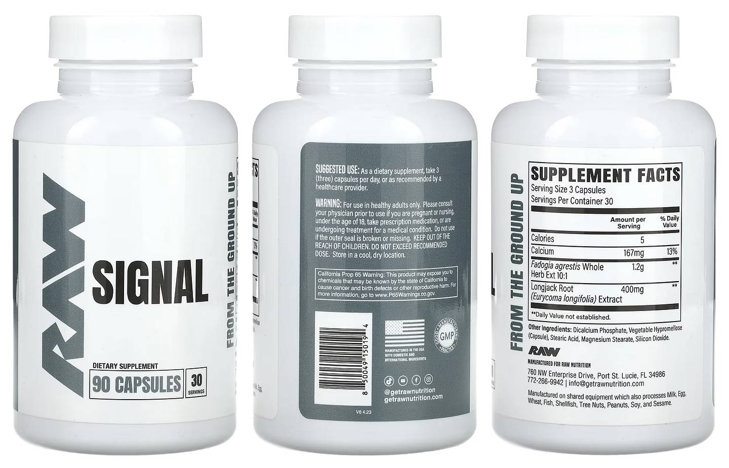 Raw Nutrition, Signal packaging