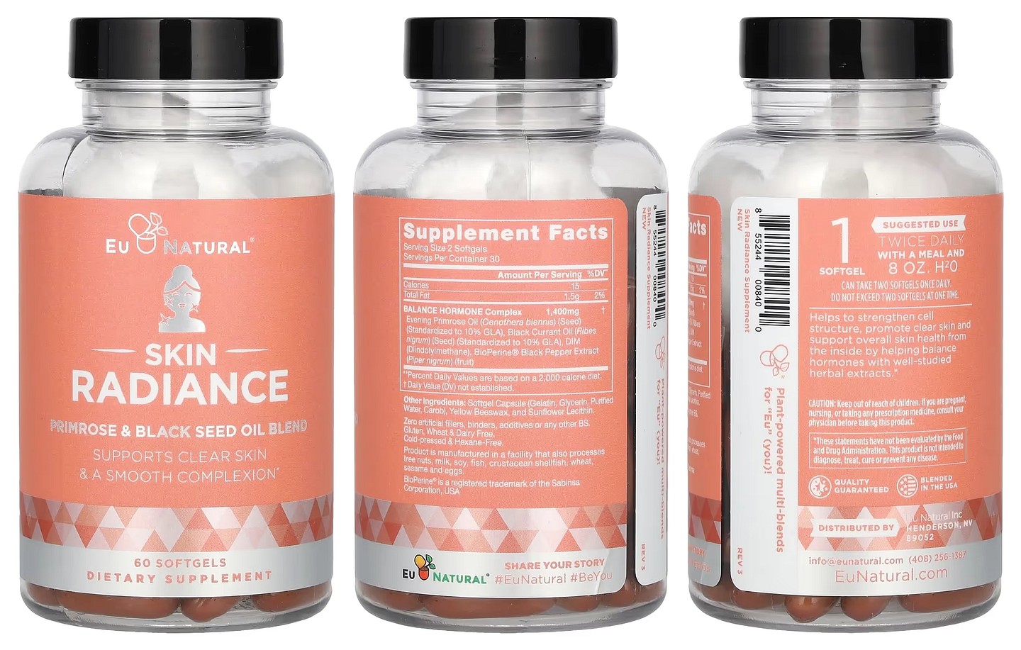 Eu Natural, Skin Radiance packaging
