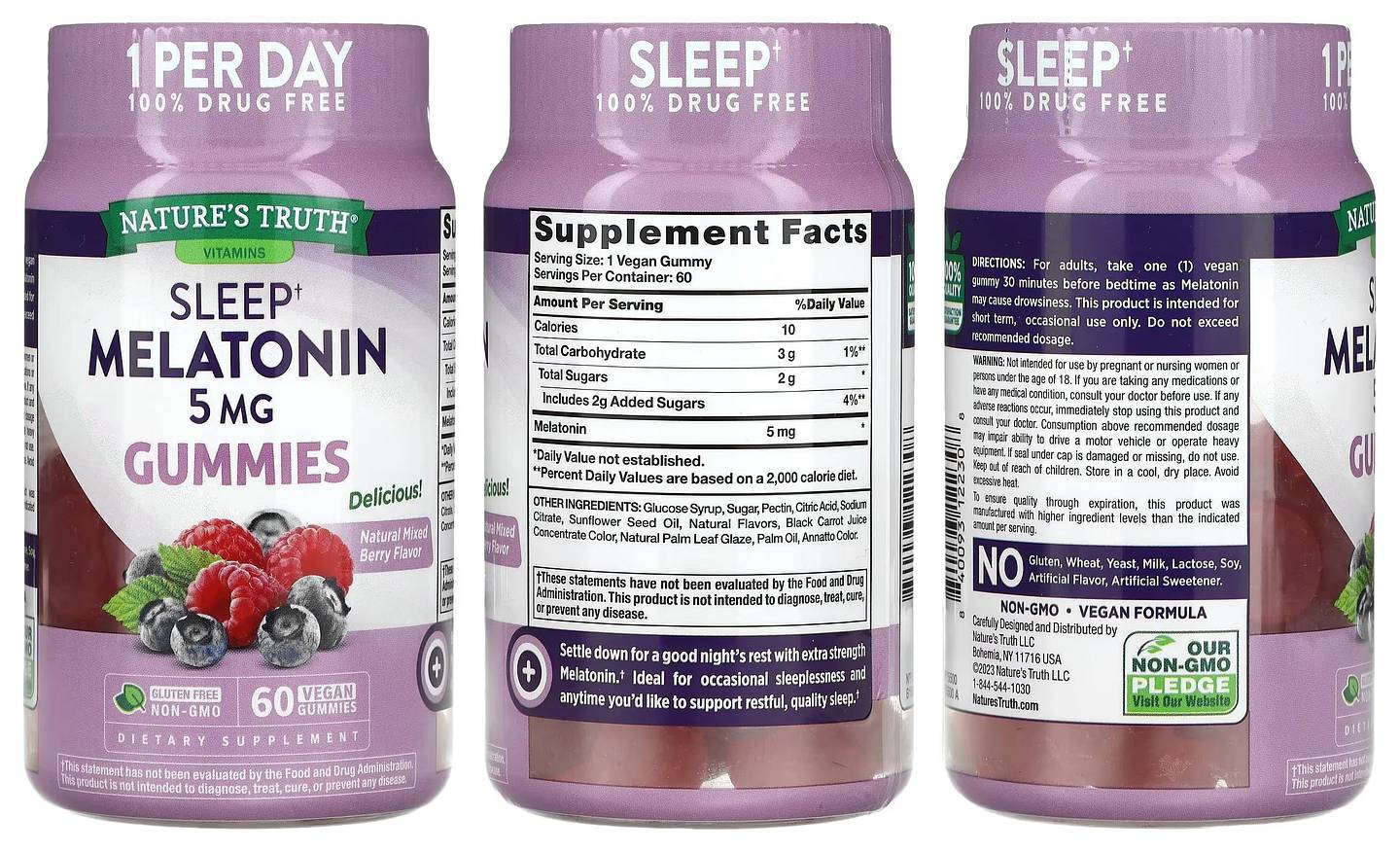 Nature's Truth, Sleep Melatonin packaging