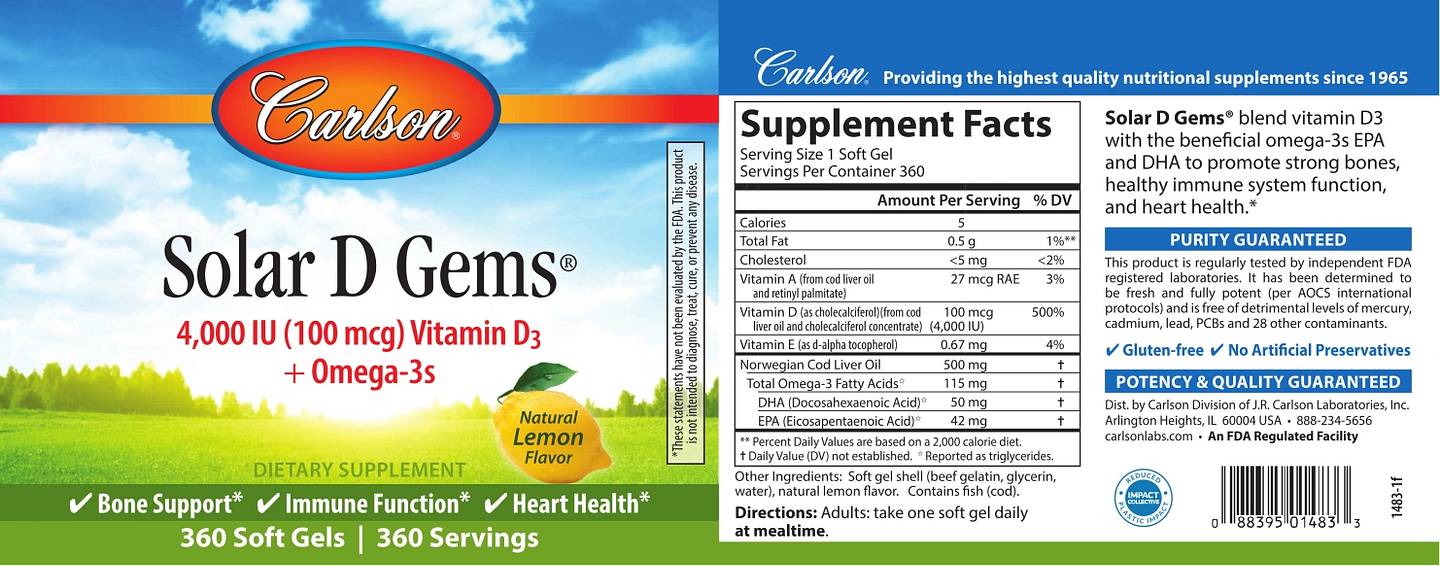 Carlson, Solar D Gems® label