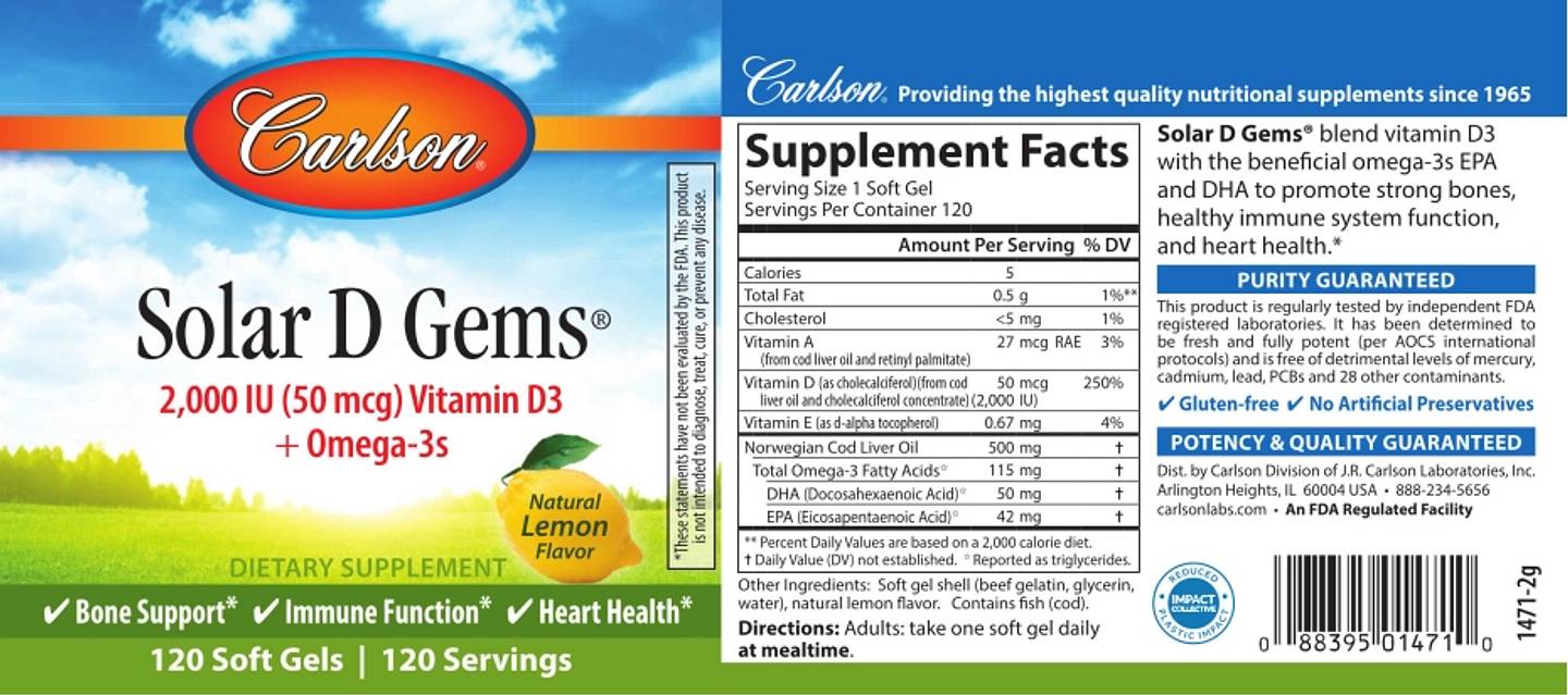 Carlson, Solar D Gems® label