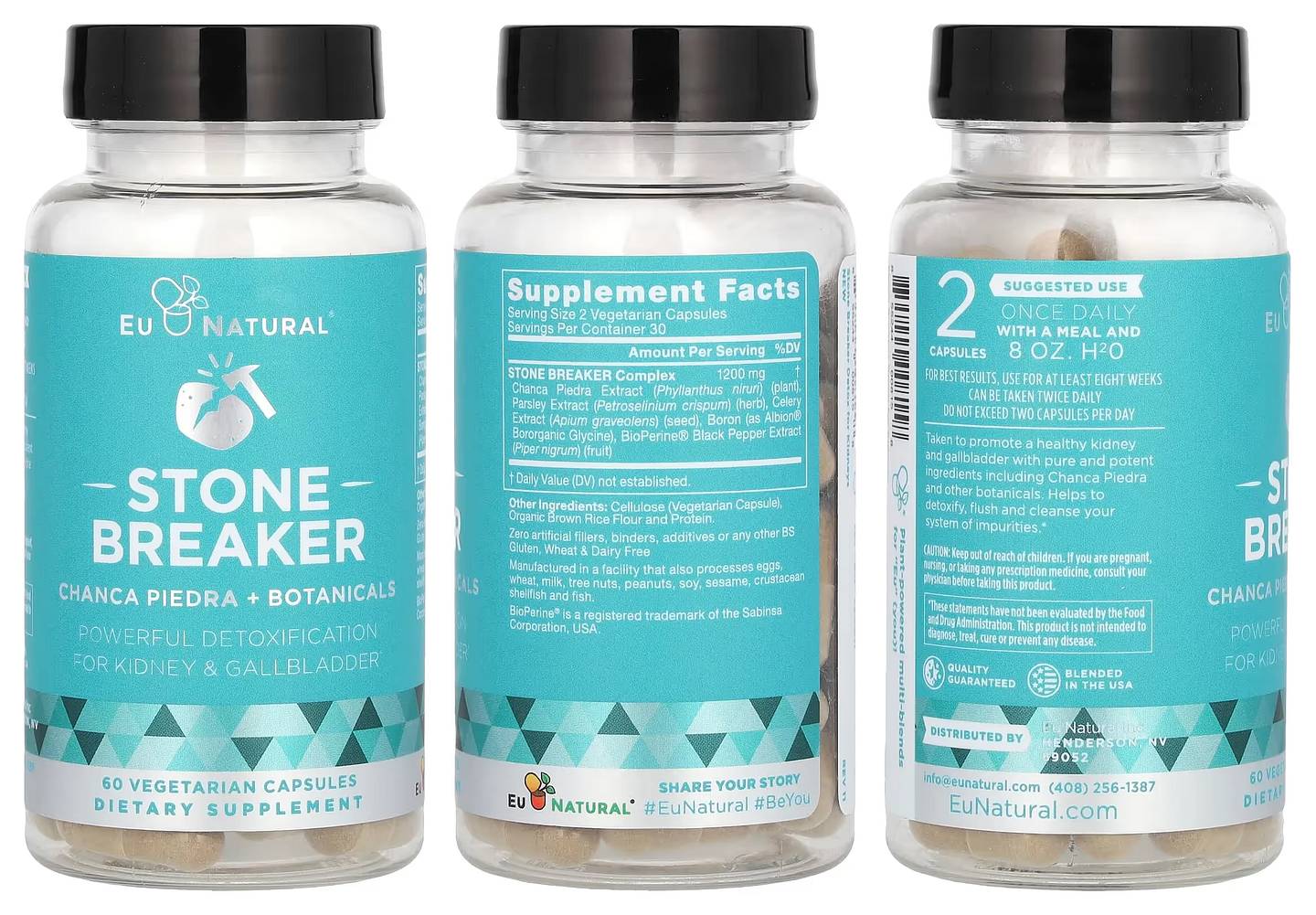 Eu Natural, Stone Breaker packaging