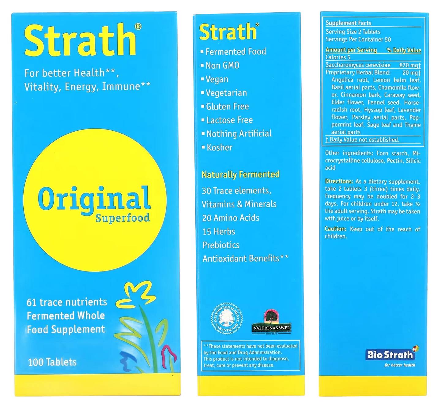 Bio-Strath, Strath by Bio-Strath packaging