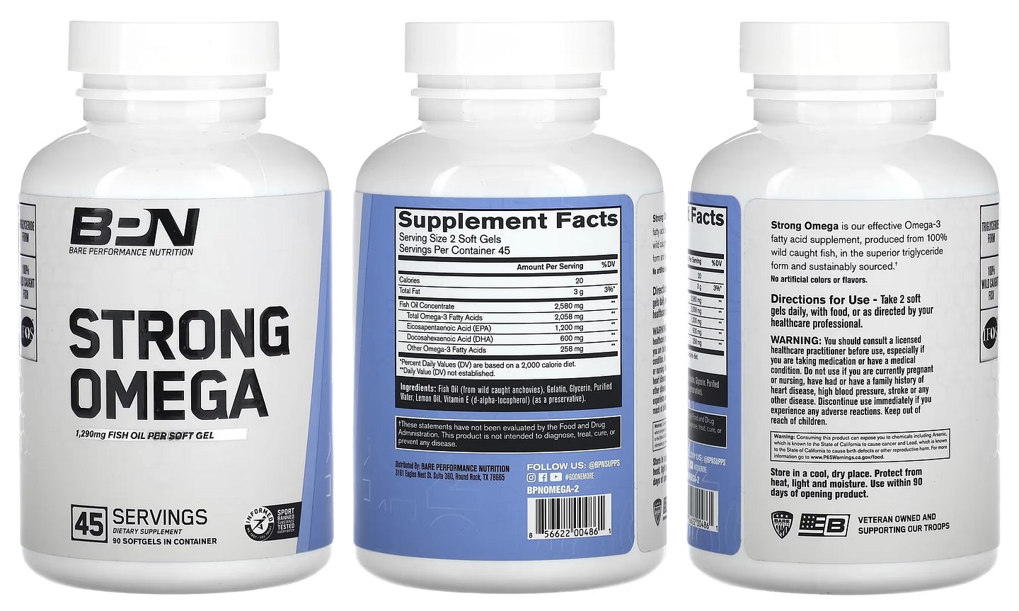 BPN, Strong Omega packaging